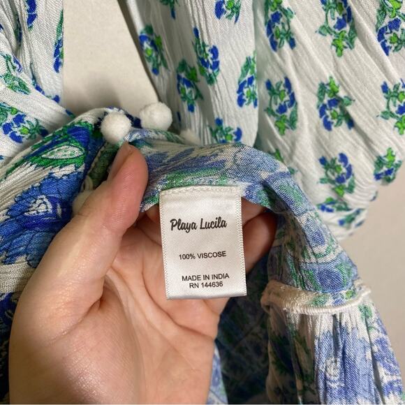 NWT Playa Lucila Printed Short Dress Size Large - Picture 14 of 15